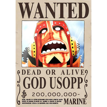 令全套海报装饰相框墙画贴画银色7号乌索普新黄褐色牛皮纸4230厘米