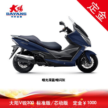【定金】大阳v锐dy300t-a踏板车300cc水冷电喷摩托车 芯动版  哑光