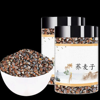 药声录(yaoshenglu)中药材荞麦子 带壳荞麦子 金荞麦籽 1罐250克