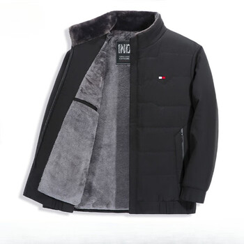 汤米公牛tommybull美国品牌汤米冬装棉袄男加绒毛领短款保暖棉衣秋冬