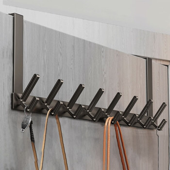 普罗科尼门后挂钩门背式免打孔挂衣架置物收纳架入户门上挂架壁挂衣钩