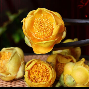 恒愎广西花茶茶天然花茶冻干防普当季养生花茶 天然金花茶100g/袋装