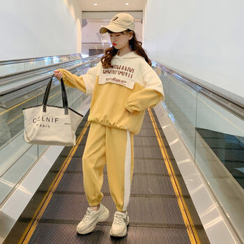 索菲熊儿童衣服女孩套装冬季中童女装11岁小学生衣服女女童秋装2021