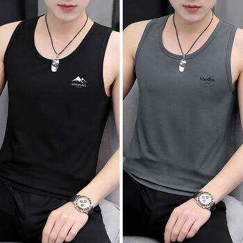 背心外穿运动马甲青少大码中学生男装男士男式夏季潮流夏天时尚男生