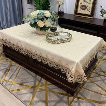 茶机面布台布餐桌布长方形茶几桌布套罩防水防油防烫免洗客厅轻奢感长