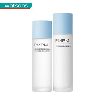【屈臣氏】pmpm海茴香乳糖酸细致清透精华水乳面部护肤套装 精华水100