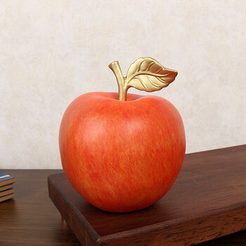 平平安安 家居饰品 办公桌摆件礼品圣诞节礼物送女友 粉平安果(单个)