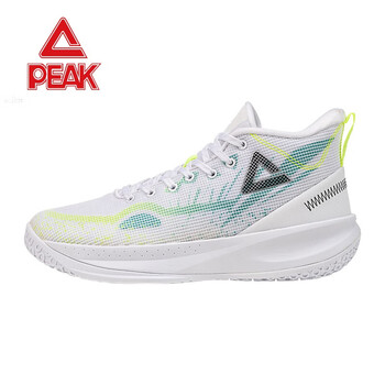 匹克岚切篮球鞋新款低帮男鞋水泥地魔弹实战鞋透气防滑耐磨运动鞋大白