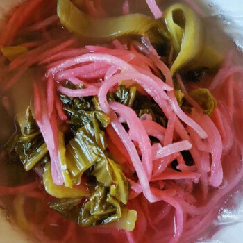 五折 云南富源特色酸菜(2件)云南富源特色酸菜() 2袋红萝卜丝青菜