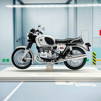norevnorev 1:18 宝马 bmw r90 摩托车模型 合金宝马摩托车模型摆件