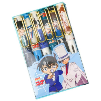 名侦探柯南钢笔柯南钢笔正姿中小学生三年级专用6支男孩可替换墨囊刚