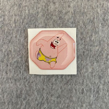 羽毛球拍底盖贴大河贴纸球拍炳卡通手柄硬质后盖个性装饰粉色派大星3