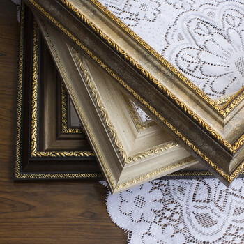 复古油画框外框数字diy油画装裱大尺寸定制装饰镜框框架定做挂墙011青