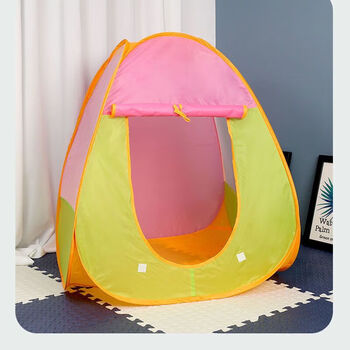 趣味露营宝宝过家家购物室内帐篷小房子3-6岁玩具 女孩款帐篷( 收纳袋