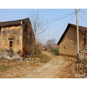 抖音直播间背景布农村乡村风景老房子窑洞快手抖音拍段子网红直播间