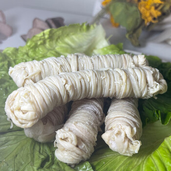 台州特产特色小吃猪小肠卷生苦肠火锅卤味麻辣汤食材临海美味零食500g