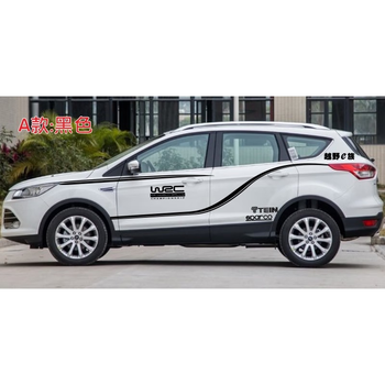 疯车绘适用于福特翼虎车贴翼虎车身腰线拉花suv改装贴纸翼博全车贴