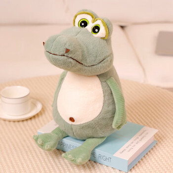 鳄鱼公仔毛绒玩具婴儿安抚玩偶宝宝睡觉抱儿童布娃娃女孩男风雪俏佳人