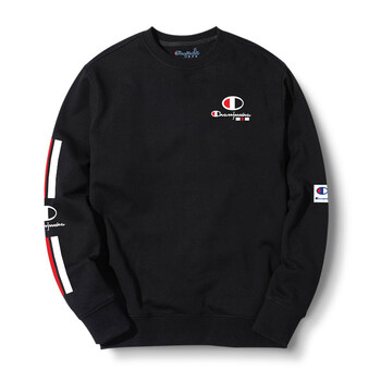 中奥联名冠军春秋季男士纯棉卫衣潮流运动宽松休闲上衣百搭套头长袖