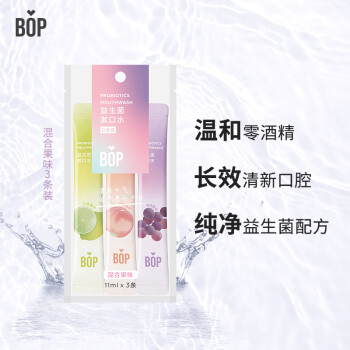 BOP波普专研漱口水价格走势及销量趋势分析