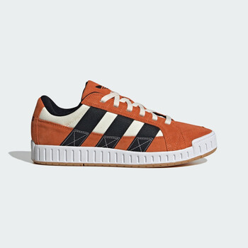 阿迪达斯adidaslwst经典运动鞋男女新款三叶草if8801橘黑白355215mm