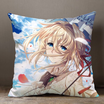 薇尔莉特抱枕紫罗兰永恒花园周边薇尔莉特抱枕被子两用沙发汽车靠垫