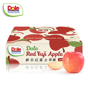 都乐Dole 陕西富士12粒礼盒2.25kg装 果径75-80mm