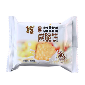 xywlkj金旺达传味自然之恋咸脆饼整箱5斤原味方形素食早餐饼干单独