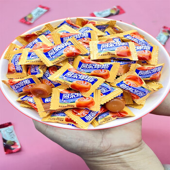 阿尔卑斯alpenliebe牛奶硬糖散装焦香原味硬质糖果结婚专用喜糖上海