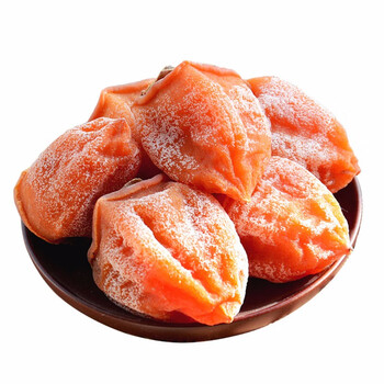 壹棵弘芯 正宗富流心吊柿饼农家自制霜降独立包装柿饼子 年货节水果礼盒 1斤中大 单果50g+净重0.8斤起