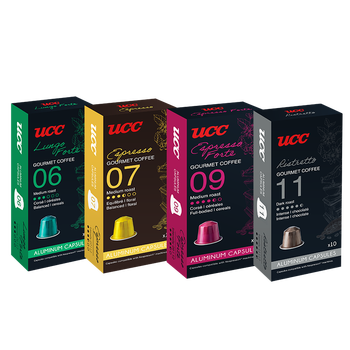 UCC 悠诗诗 咖啡品鉴师系列胶囊咖啡40粒6号+07号+09号+11号 40粒混合装
