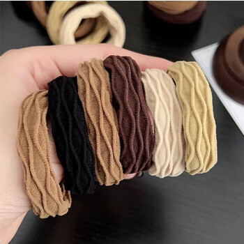 千银鸟 基础发绳可爱无接缝发圈头绳扎头发橡皮筋发饰头饰品 混色10根