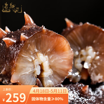 海参即食 深海底播辽参刺参 固形物80%以上 500g 18-25只【图片 价格