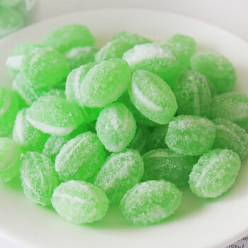 虎钢馋老式薄荷糖硬糖2份起螺丝糖罐装清凉糖果怀旧糖 1瓶280克