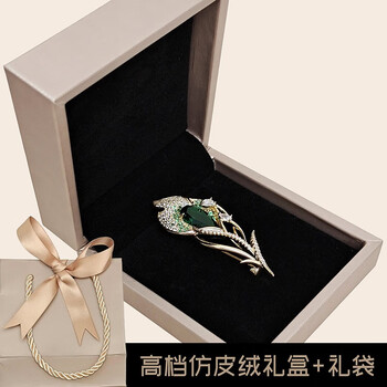 彼年豆蔻世奇皓高端大衣胸针秋冬女胸花别针丝巾520送女友情人礼物
