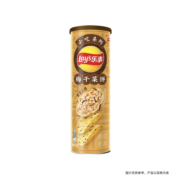 乐事(Lay's)薯片 小吃系列梅干菜饼 104克 休闲零食