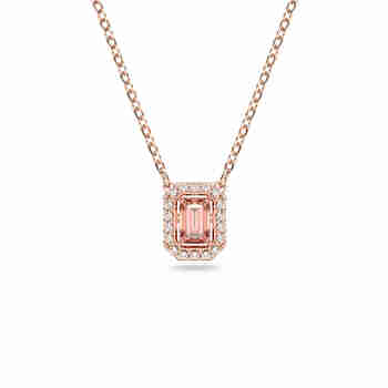 施华洛世奇（SWAROVSKI）【品牌直供】方糖造型项链女 女士项链生日礼物 5614933