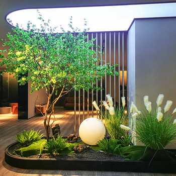 仿真吊钟树大型绿植造景组合景观室内外北欧风摆件橱窗装饰马醉木 0.