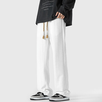 61优衣库69yqk日系cityboy肌理感裤子男春夏高级感薄款宽松大码垂