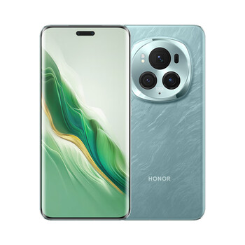荣耀Magic6 Pro 荣耀鸿燕通信 荣耀巨犀玻璃 第三代骁龙8 16+512 海湖青 长续航 5G AI手机 国家补贴