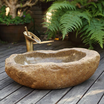 洗手盆石材鹅卵石台上盆石头洗脸盆艺术盆洗面盆 主图款【图片 价格