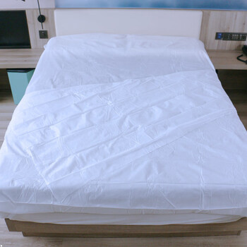 一次性床单被套被罩枕套旅行酒店隔脏单双人便捷式加厚无纺布睡袋 双