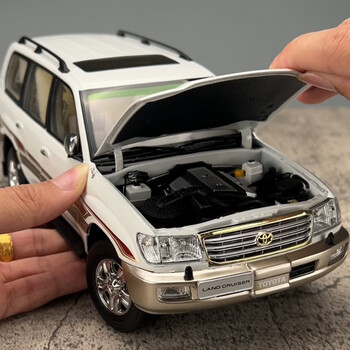 丰田兰德酷路泽车模仿真陆巡lc300合金汽车模型男孩玩具越野车 精细版