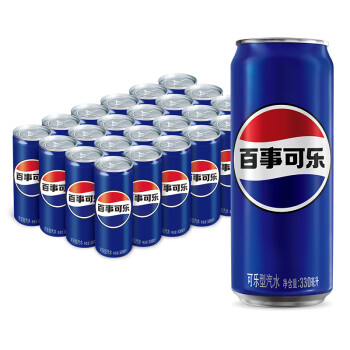 pepsi 百事 可乐 碳酸饮料 330ml*24罐