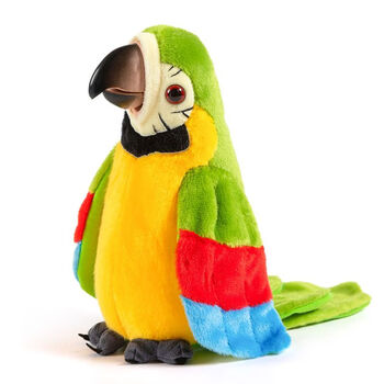 裕臻儿童电动毛绒会学舌说话的小鹦鹉遥控玩具唱歌跳舞搞笑男女孩礼物