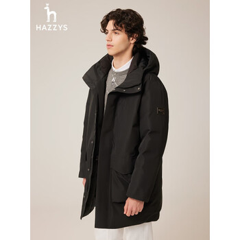 2023冬季新款外套防风拒水鹅绒户外棉服男asfzu0adu54黑色b185104a52