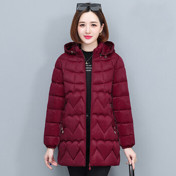 晴裴5060岁中年妈妈棉服棉衣冬装外套中长款中老年女装外穿中年人外酒