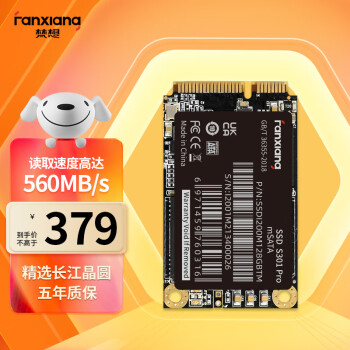 梵想（FANXIANG）1TB SSD固态硬盘 mSATA接口长江晶圆TLC颗粒 S301PRO