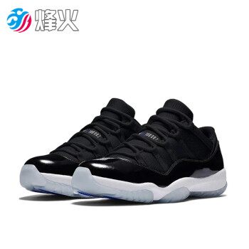 耐克烽火 air jordan 11 low aj11 黑白 低帮复古篮球鞋 fv5121 004