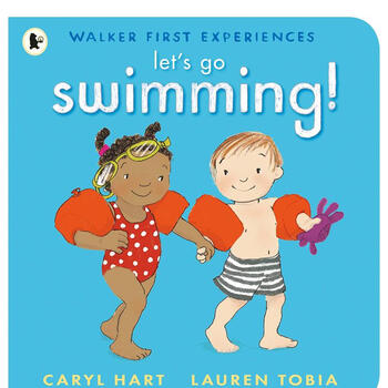 【现货】我们去游泳吧 lets go swimming 原版英文儿童绘本